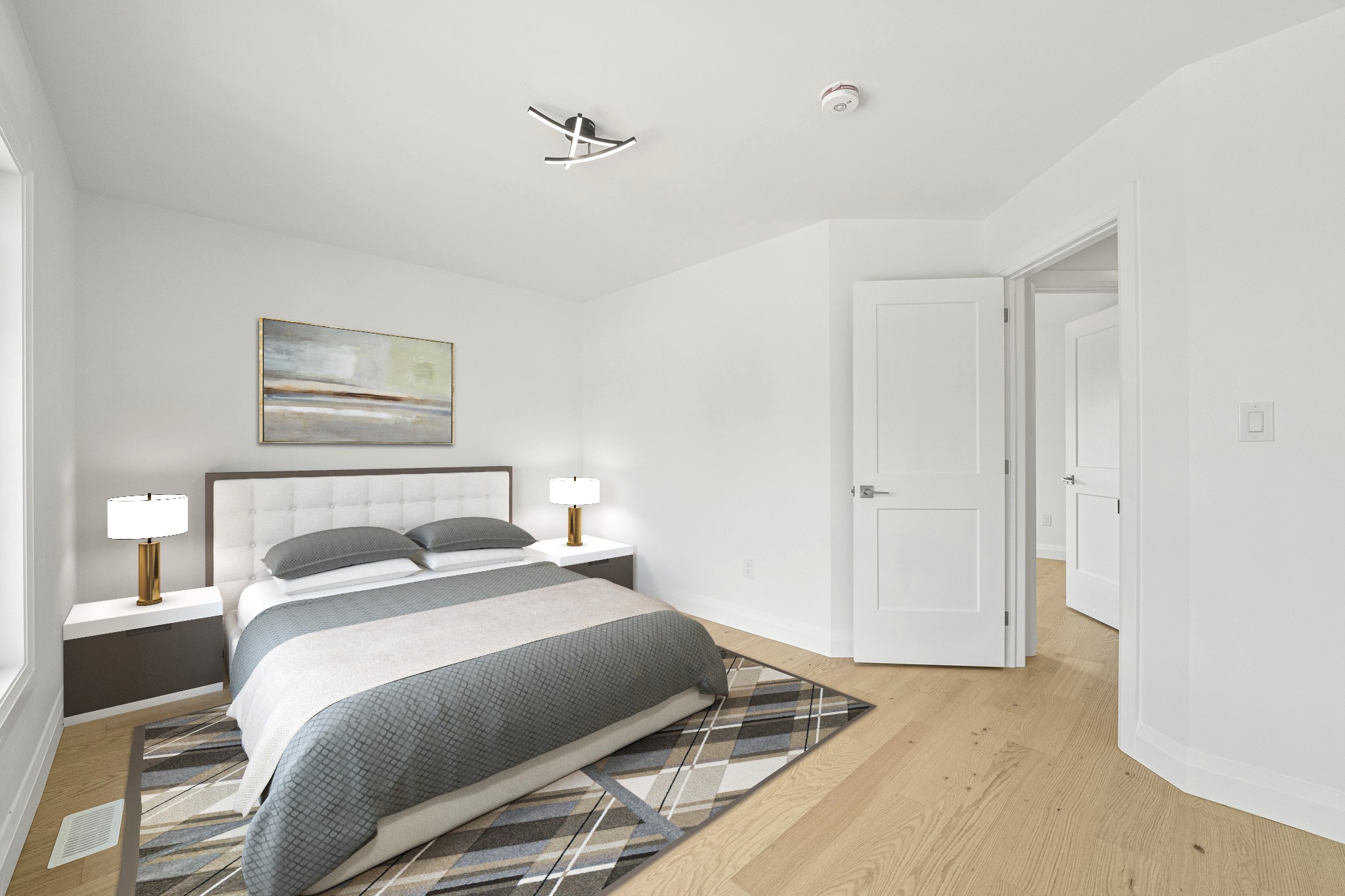 Western Hill staged bedroom suite Ontario home builder